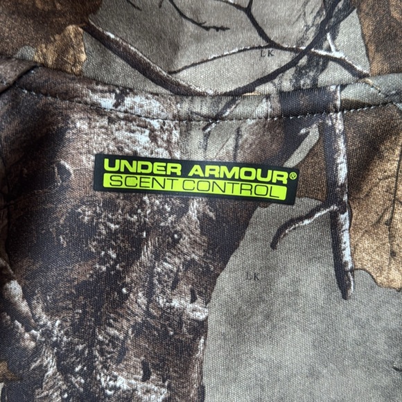 EUC Men’s Under Armour RealTree Xtra Scent Control Fleece Lined Camo Jacket XXL - Picture 8 of 10